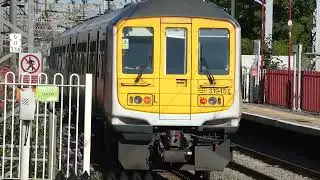 London Northwestern Railway Class 319s departing Harrow & Wealdstone