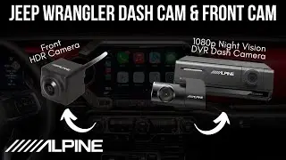 Alpine JK Wrangler Dash Cam & Front Camera Install | '07 - '18 JK Wrangler