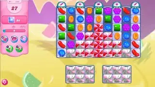 Candy Crush Saga LEVEL 200 NO BOOSTERS (new version) 27 MOVES