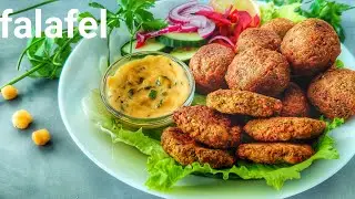 How to make Falafel |veg starter|The Best Falafel Recipe|Crispy Fried&Baked falafel|Chickpea falafel
