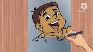 Kaliya ka drawing// how to draw Kaliya step by step// Chhota Bheem Kaliya ka drawing #kaliya