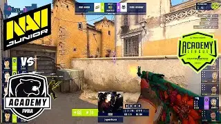 NAVI JUNIOR vs FURIA ACADEMY. WePlay Academy League Season 1. HIGHLIGHTS CSGO