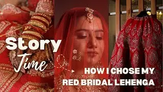 How I Chose My Red Bridal Lehenga | Silk Lehenga with Double Dupatta & Price Reveal ❤️🎀