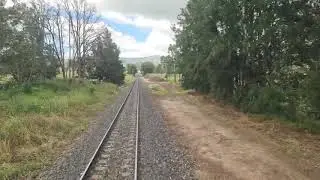 Time Lapse Murrurundi to Kankool on an Aurizon Coal Train