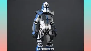 Star Wars Black Series Custom Arc Trooper Jesse