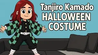 GETTING READY FOR HALLOWEEN 🎃TANJIRO KAMADO AMAZON UNBOXING 