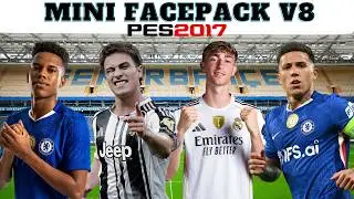 Mini Facepack V8 PES 2017 (Free & Works on All Patches)