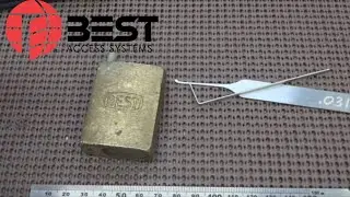 (95) Best Brand Padlock Lock Picked to Control