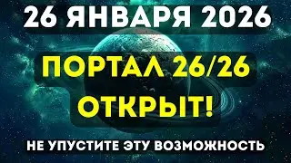 ПОРТАЛ 26/26 ОТКРЫТ ПРЯМО СЕЙЧАС! Уникальная зеркальная дата 2026 — действуйте немедленно!