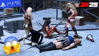 WWE 2K25 - Alexa Bliss & Zelina Vega Wreck Chelsea Green & Piper Niven | PS5