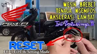 Cara Mudah Reset ECU Beat Fi Terbaru 2021 || Mesin Brebet, Ngempos Langsung sembuh