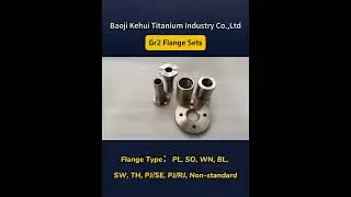 Titanium flange #PL #SO #WN #SW #TH #LapJoint #BL #Flange #titanium