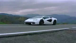 Countach LPI 800-4 on the road for the first time