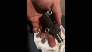 Honda k series , how to repin a timing chain tensioner
