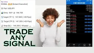 Как войти/торговать по сигналу Форекс из любого канала или группы