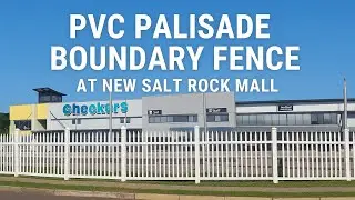 Salt Rock Mall & Ballito PVC Palisade Fencing | Stronger, Maintenance-Free by Value Fencing