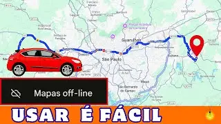 Jeito F&Aacute;CIL de USAR Google MAPS SEM INTERNET [Off-Line]