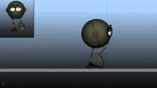 Robot Ball Vanilla Walk Animation