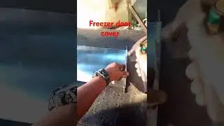 Diy refrigerator freezer door cover #technician