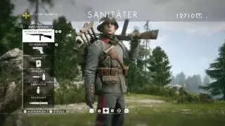 Battlefield 1 GER Erster Spieler auf ps4 der Klassenrang lvl 50 mit Sanit&auml;ter ist