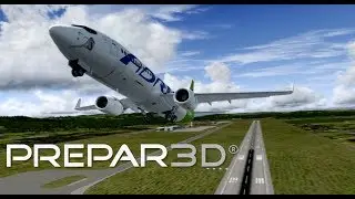 Prepar3D V3.4 Prishtina BKPR Takeoff ULTRA REALISM