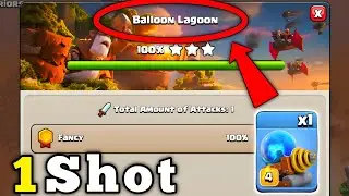 1 Shot Max Ballon Lagoon With This Strategy in Clan Capital