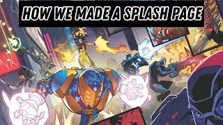 HOW TO MAKE A SPLASH PAGE IN A COMIC BOOK!