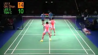 [Full] 2013 German Open Liu Xiao Long Qiu Zi Han vs Lee Sheng Mu Chia Hsin Tsai