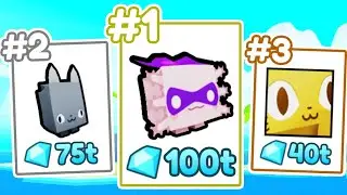 10 MOST VALUABLE PETS in Pet Simulator X...