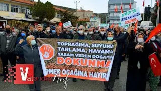Denizli Nikfer halkı mermer ocağına karşı ayaklandı !