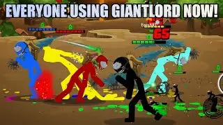 Everyone Using General Giantlord Sightless! Stick War: Saga 2v2