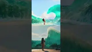 #Моана: трейлер с живыми актерами и анимацией #disneymovies #disneyanimation #disneyprincess