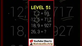 Kuis Matematika Level 51: 26-3=? Math Riddles #Shorts