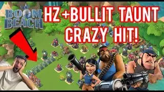 BOOM BEACH HEAVY-ZOOKA-BULLIT TAUNT CRAZY HIT VS 7 ICE LEADERBOARD BASE