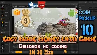 how to make your Own Android PC game Buildbox 10 Coin Pickup