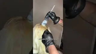 WATCH ME COLOR ROOTS ON 613 WIG