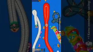 game cacing worm hunt-battle arena #shorts #gamecacing #gameplay
