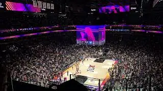 Start of 2nd half Mercury vs Lynx (Semi-finals)