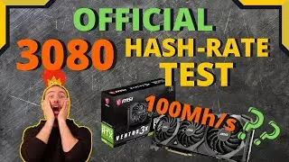 OFFICIAL Nvidia RTX 3080 MINING Hashrate Test RESULTS!! Can we get to 100Mh/s??
