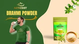 Boost Your Mind with ACTIZEET Brahmi Powder | Organic Brahmi Powder |  Brahmi Powder benefits