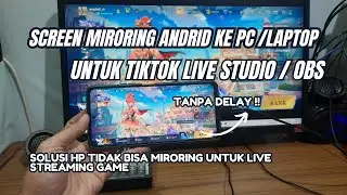 Solution for HP not connecting to Tiktok Live Studio for Streaming: Try using this method (SCRCPY)