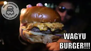 👻 WAGYU BURGER 🍔 FROM A GARAGE!!! |FOOD REVIEW| GHOSTBURGERS, Bethnal Green, E2