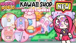 NEW KAWAII SHOP UPDATES & SECRETS IN AVATAR WORLD 😱🤩 | NEW FREE UPDATE ~ MONICA WINSLETH