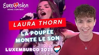 Reacción LAURA THORN - LA POUPÉE MONTE LE SON | EUROVISIÓN 2025 LUXEMBURGO 🇱🇺 | SPANISH REACTION