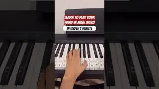 How to play Explosions in the sky - your hand in mine intro 🎆 easy piano tutorial