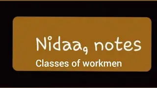 what are the classes of workmen ? in urdu and hindi LLB part 3