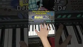 How You Like That - BLACKPINK (Piano Tutorial)
