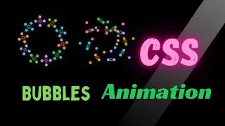 Bubbles Animation Using HTML and CSS || CSS Bubbles Animation Effect || CSS Animation Effect