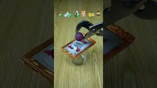 Red Hot Ball Vs Rubber Band + Ice + Aluminium foil + Ketchup + Butter + Booster ?