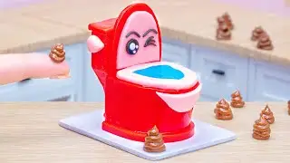 Miniature Beautiful WC Cake Decorating | 1000+ Satisfying Miniature Cake Decorating By Mini Bakery